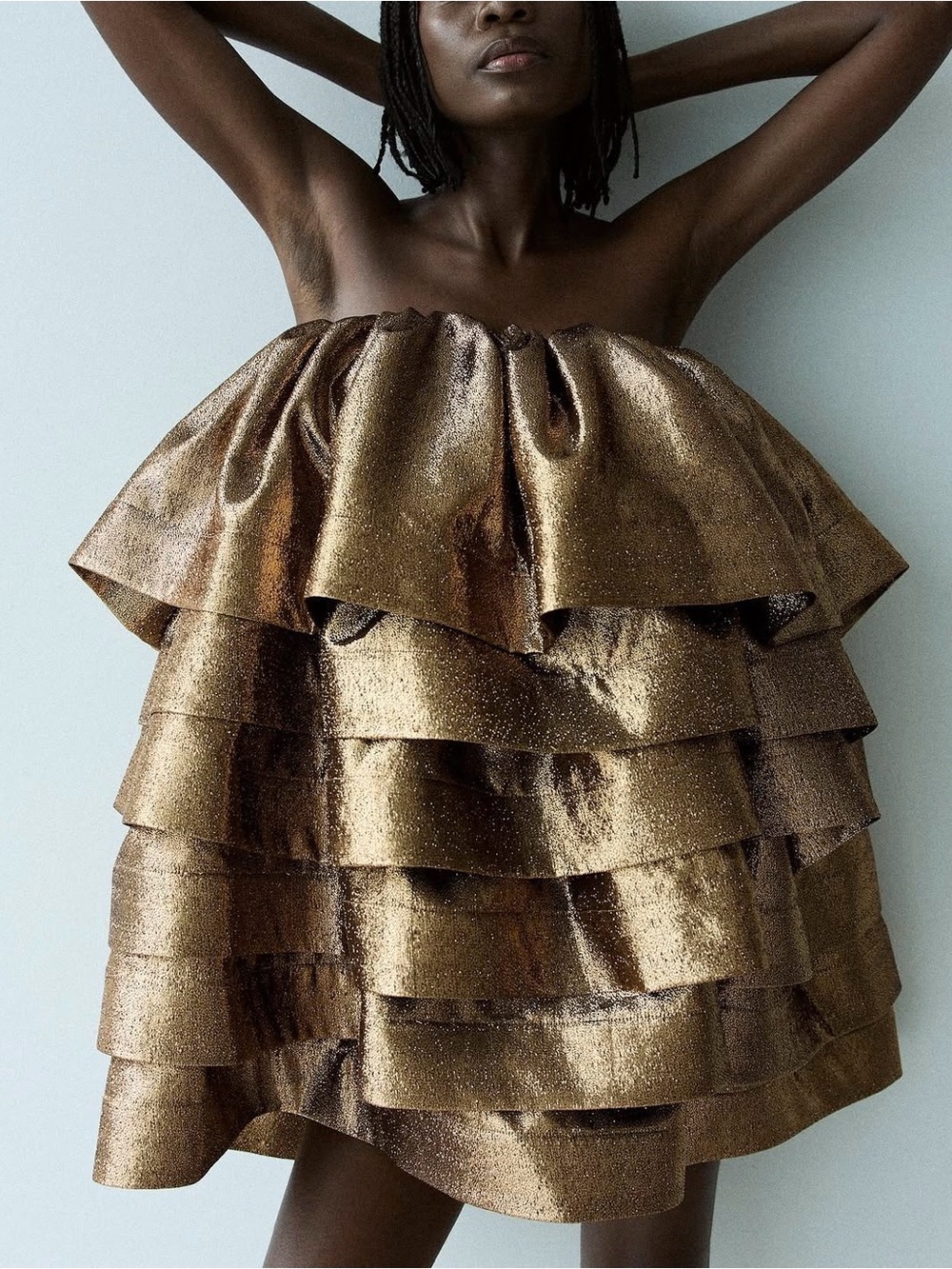 L'IDÉE Mayfair Tiered Ruffle Mini Dress